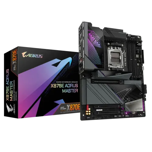 GIGABYTE AMD AM5 SOCKET X870E AORUS MASTER DDR5 ATX MOTHERBOARD