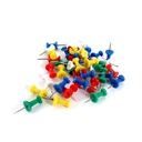 Board pin/Push pin 100 pcs-1 box-multicolor