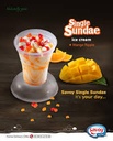 Single Sundae- Vanilla With Mango Ripple-45TK